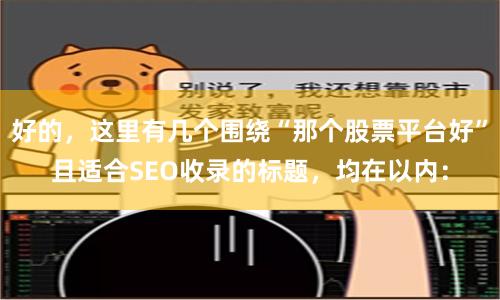 好的，这里有几个围绕“那个股票平台好”且适合SEO收录的标题，均在以内：